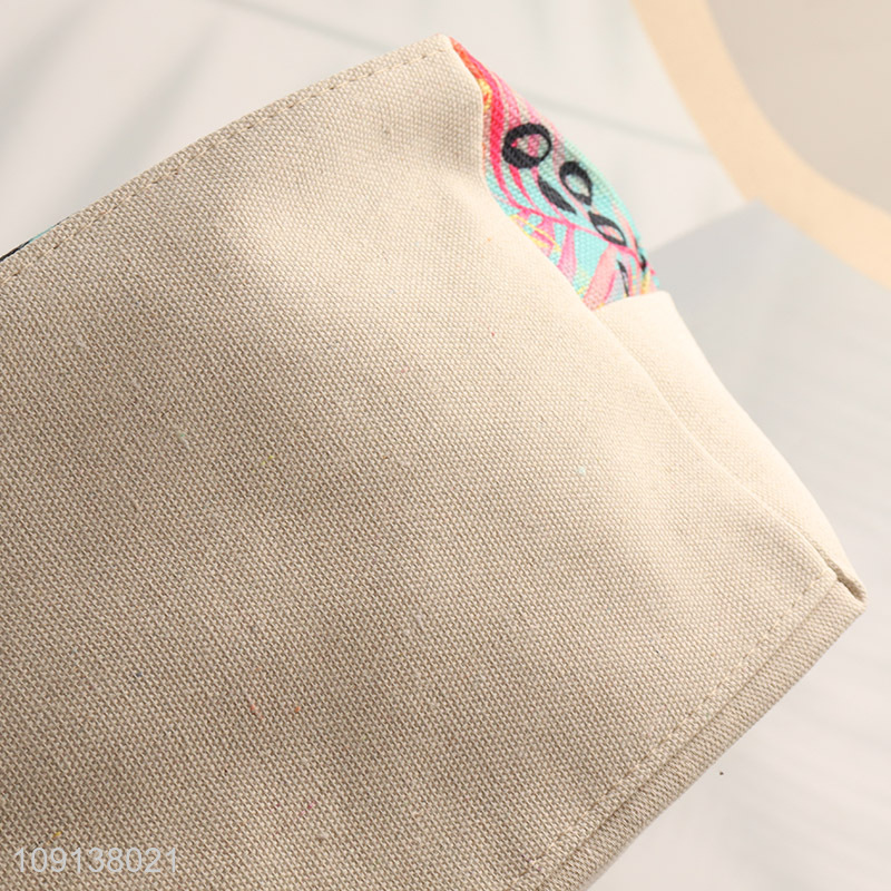 New Product Large Canvas Beach Tote Bag Summer Travel Bag