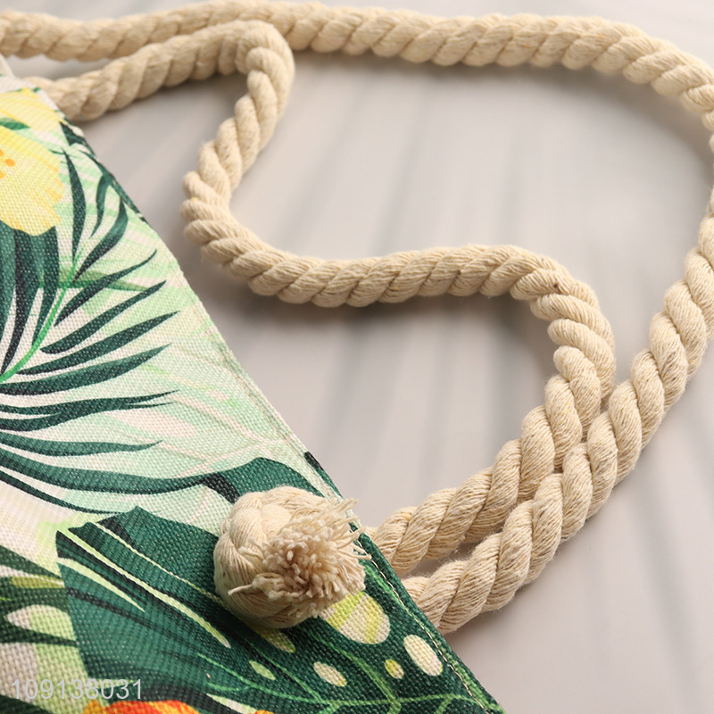 Good Quality Waterproof Canvas Beach Tote Bag for Women