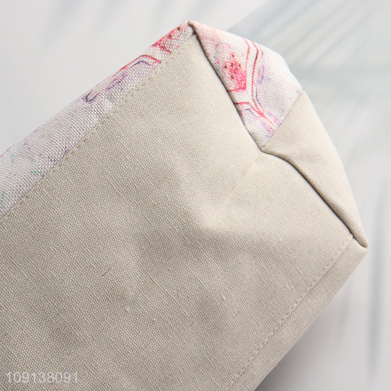 High Quality Custom Print Waterproof Canvas Beach Tote Bag