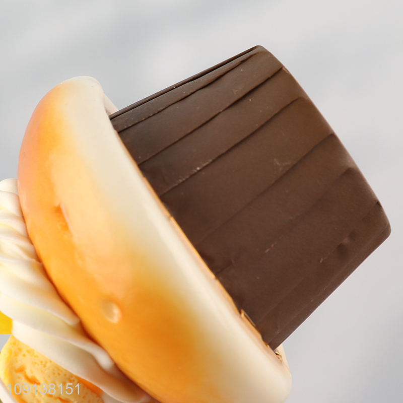 New Product Magnetic Fake Cupcake Artificial  Fake Dessert Fridge Magnet