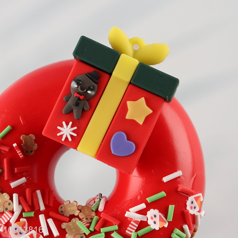 Good Quality Magnetic Fake Donut Artificial Food  Fridge Magnet for Decor