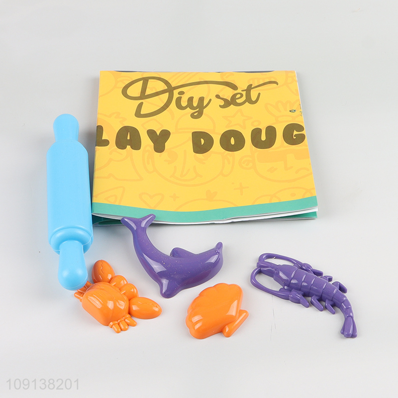 China products diy underwater world play dough set for children
