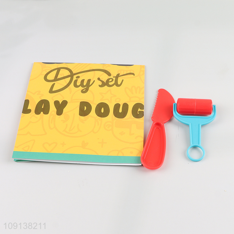 Top selling kids diy dinosaur world play dough set wholesale