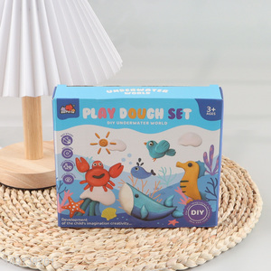 China products diy underwater world play dough set for children