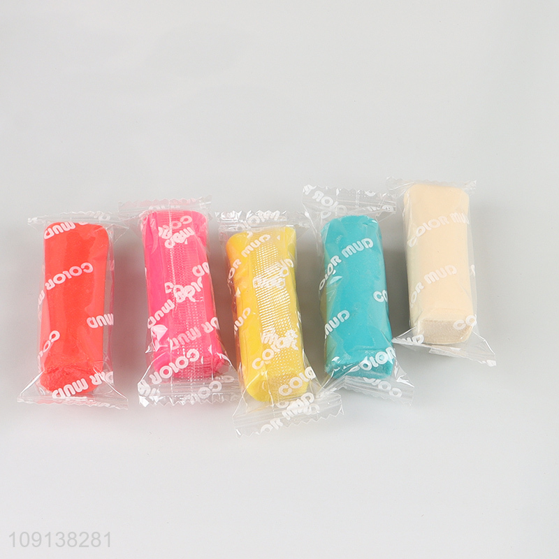 China supplier non-toxic children diy color mud set