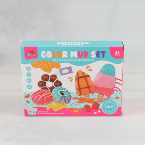 China factory diy delicious desserts play dough set for sale