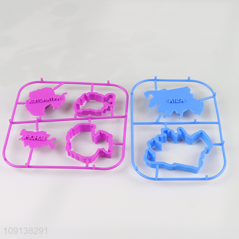 Top quality creative soft feel kids diy color mud set