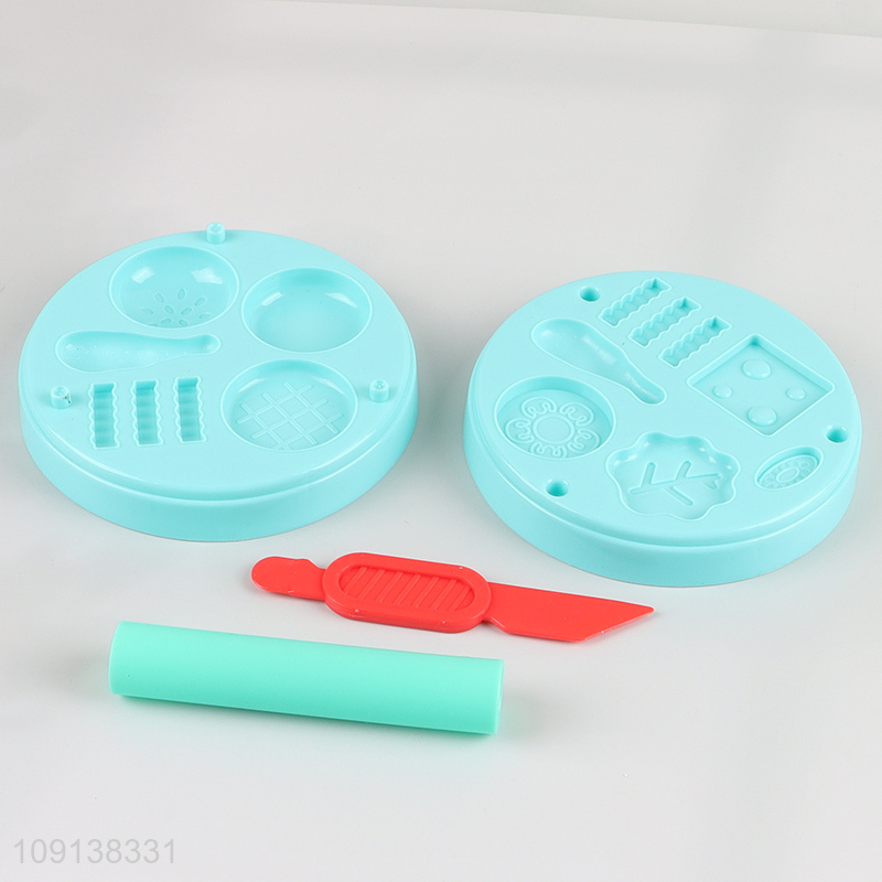 China products hamburger series diy color mud set play dough set for kids