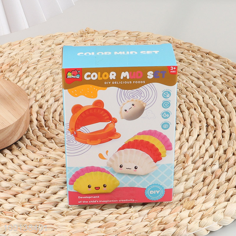 Hot selling delicious food series diy color mud set play dough set