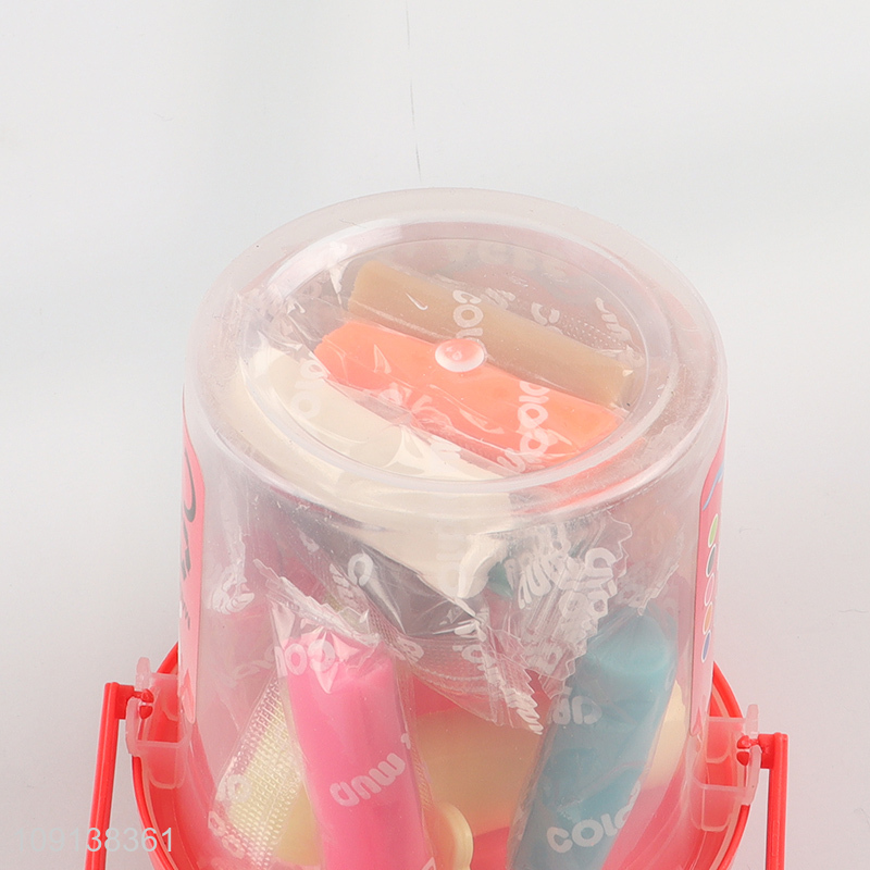 Most popular multicolor kids diy color mud set play dough set