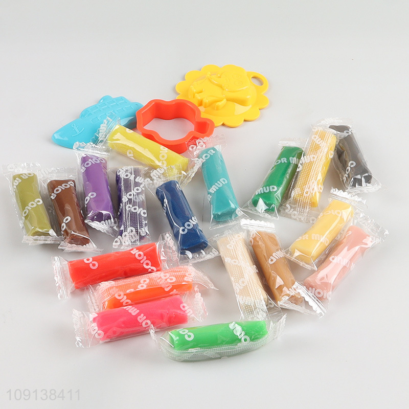 Good quality children non-toxic color mud set play dough set