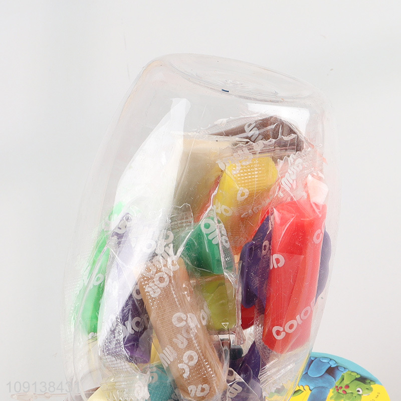 China factory cartoon non-toxic children color mud set play dough set
