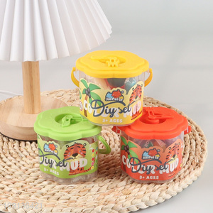 Factory supply cartoon kids color mud set play dough set