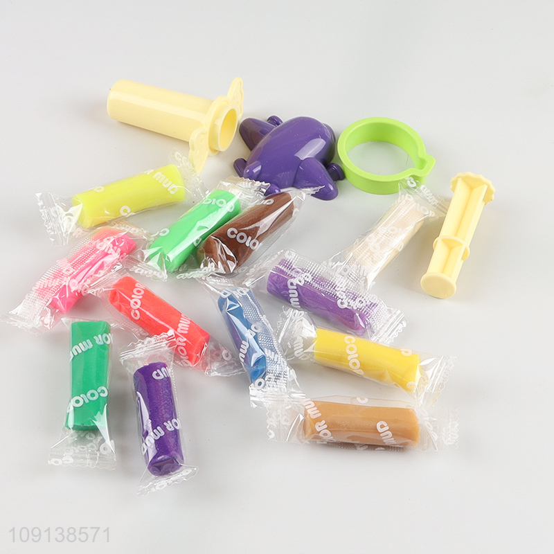 Best selling creative kids non-toxic play dough set color mud toys wholesale