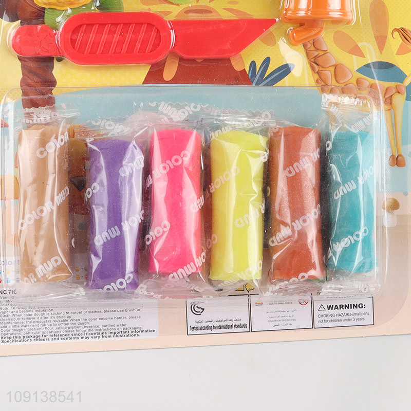 China wholesale children diy play dough set color mud toys