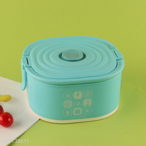 Factory Direct Sale Plastic Bento Lunch Box Lunch Container with Handle