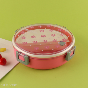 China Wholesale Food Grade BPA Free Plastic Lunch Box with Leakproof Lid
