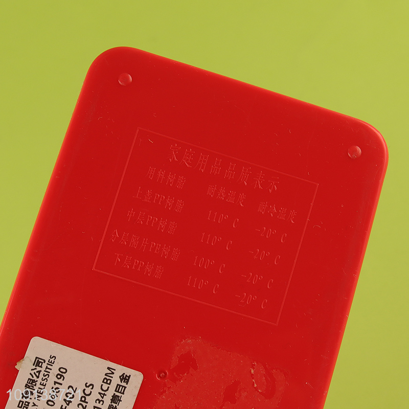 New Arrival 2-Layer Microwave Safe Plastic Bento Lunch Box with Spoon