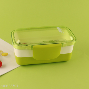 Good Quality Large Capacity Double-Layer BPA Free Plastic Bento Lunch Box