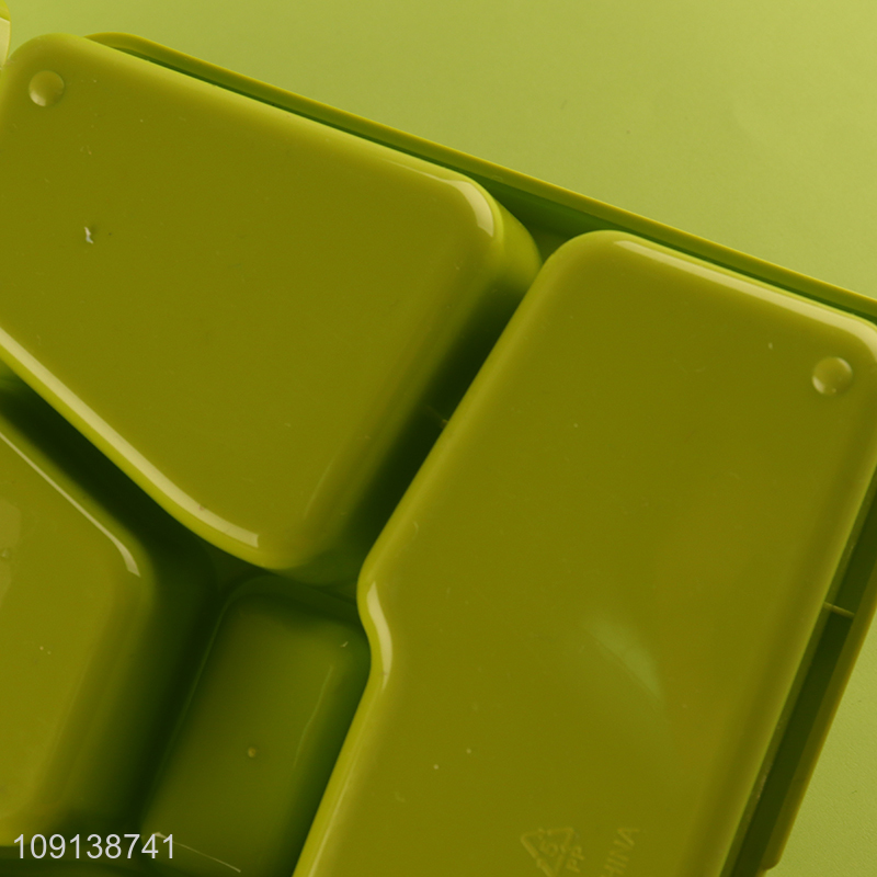 Wholesale Kids Lunch Box Plastic Divided Bento Lunch Box with Spork