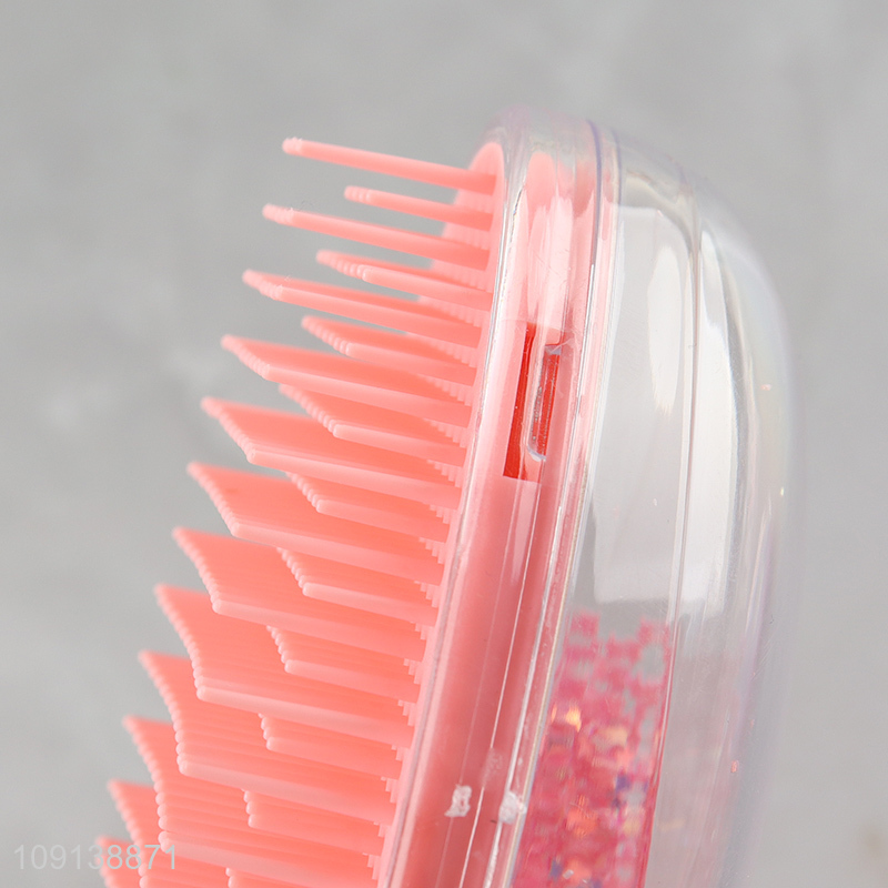 New Product Egg Shaped Hair Brush Quicksand Detangling Massage Comb