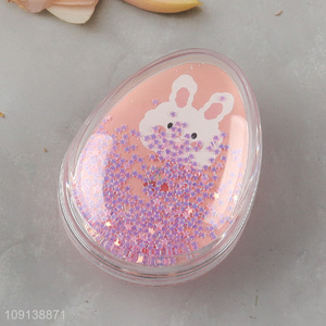 New Product Egg Shaped Hair Brush Quicksand Detangling Massage Comb