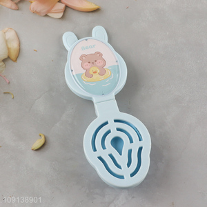 Online Wholesale Folding Hair Brush with Mirror for Travel School