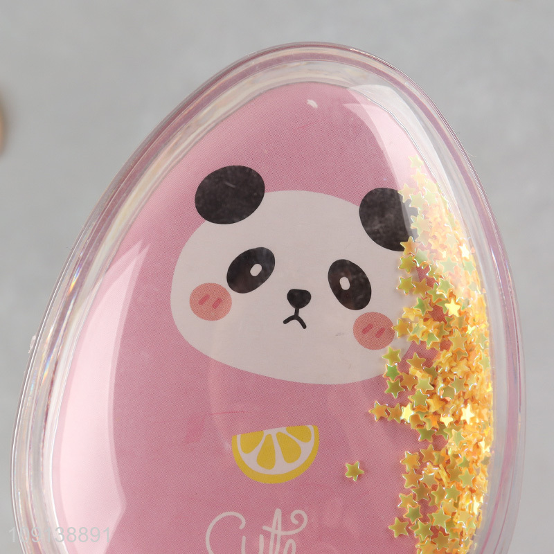 High Quality Egg Shaped Hair Brush Quicksand Detangling Comb for Kids