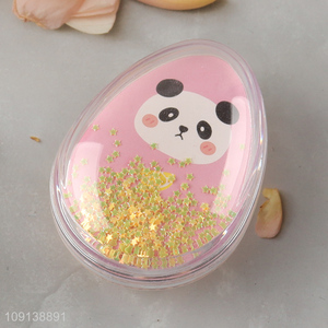 High Quality Egg Shaped Hair Brush Quicksand Detangling Comb for Kids