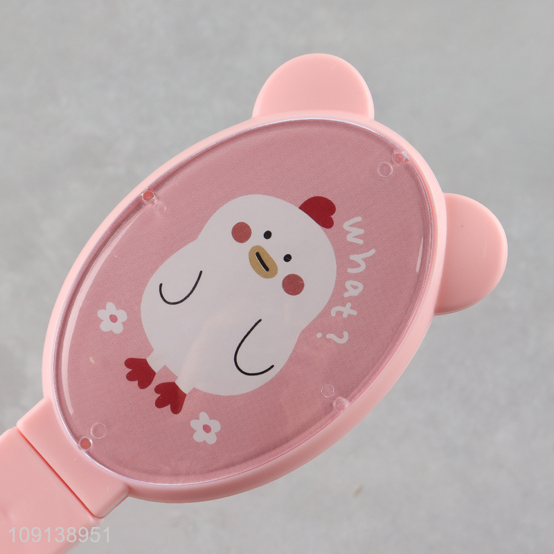 Wholesale Travel Size Pocket Brush Folding Hair Brush with Mirror