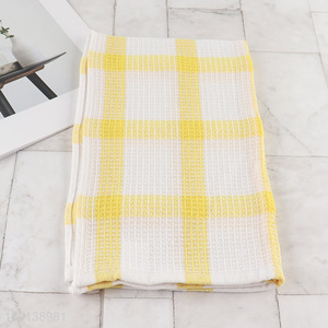 Hot Selling Checkered <em>Cleaning</em> Rag Soft <em>Cleaning</em> <em>Towel</em> for Kitchen