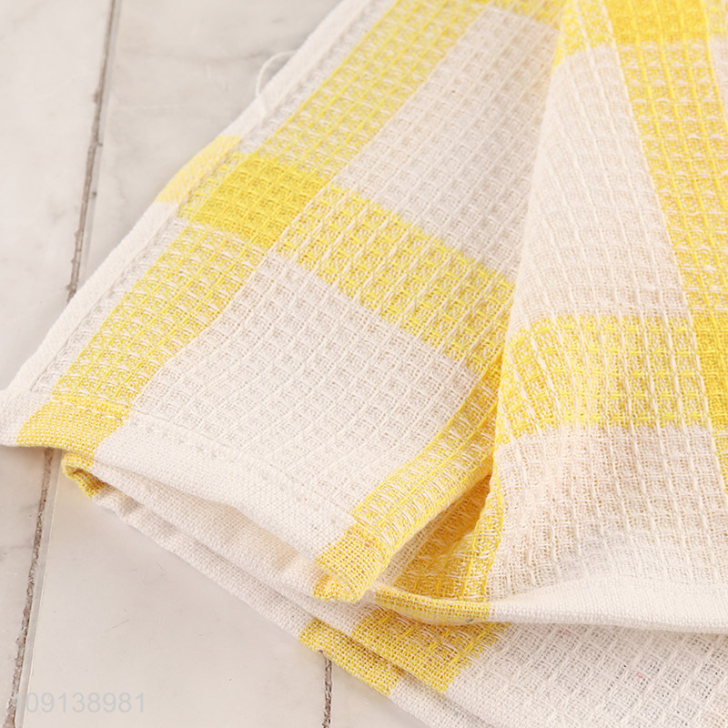 Hot Selling Checkered Cleaning Rag Soft Cleaning Towel for Kitchen