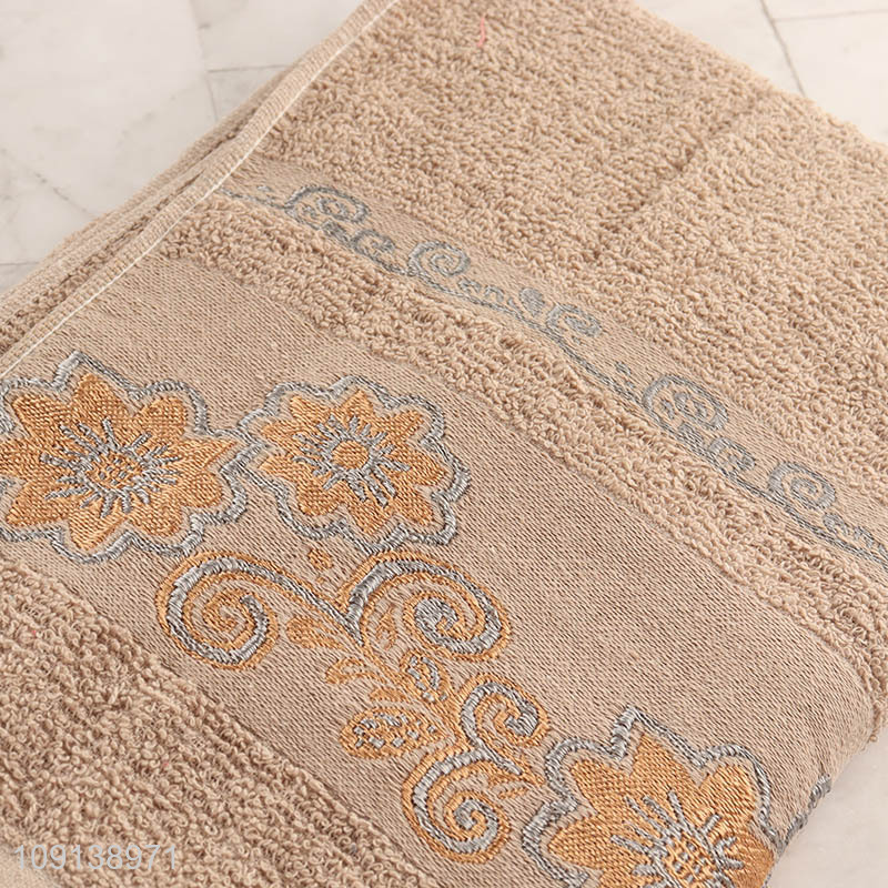 Wholesale Ultra Absorbent Quick Drying Cotton Bath Towel for Bathroom