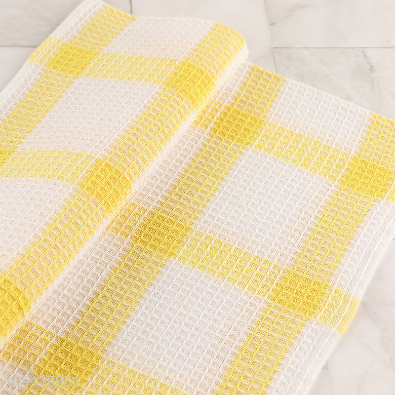 Hot Selling Checkered Cleaning Rag Soft Cleaning Towel for Kitchen