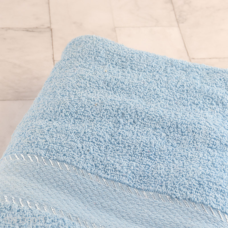 China Imports Solid Color Super Absorbent Bath Towel for Home Hotel