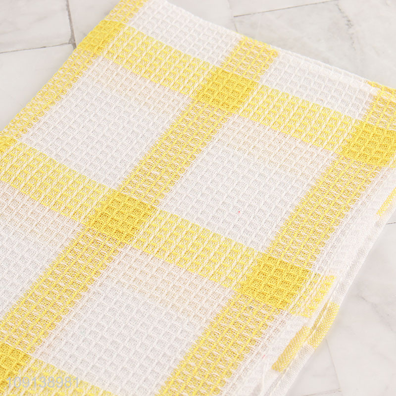 Hot Selling Checkered Cleaning Rag Soft Cleaning Towel for Kitchen