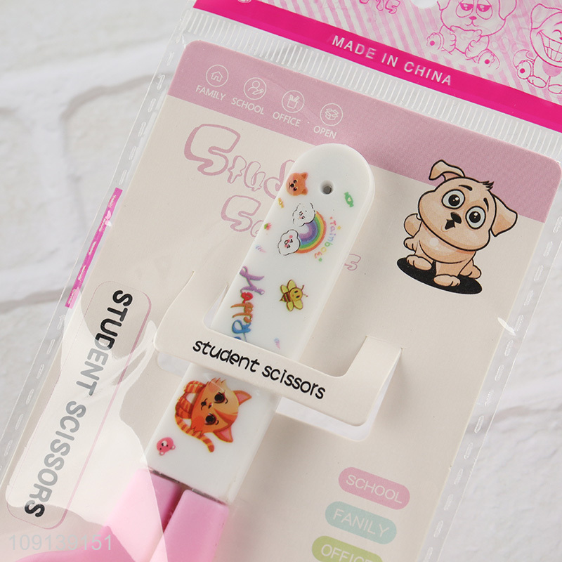 Factory Price 5 Inch Stainless Steel Student Scissors with Cover