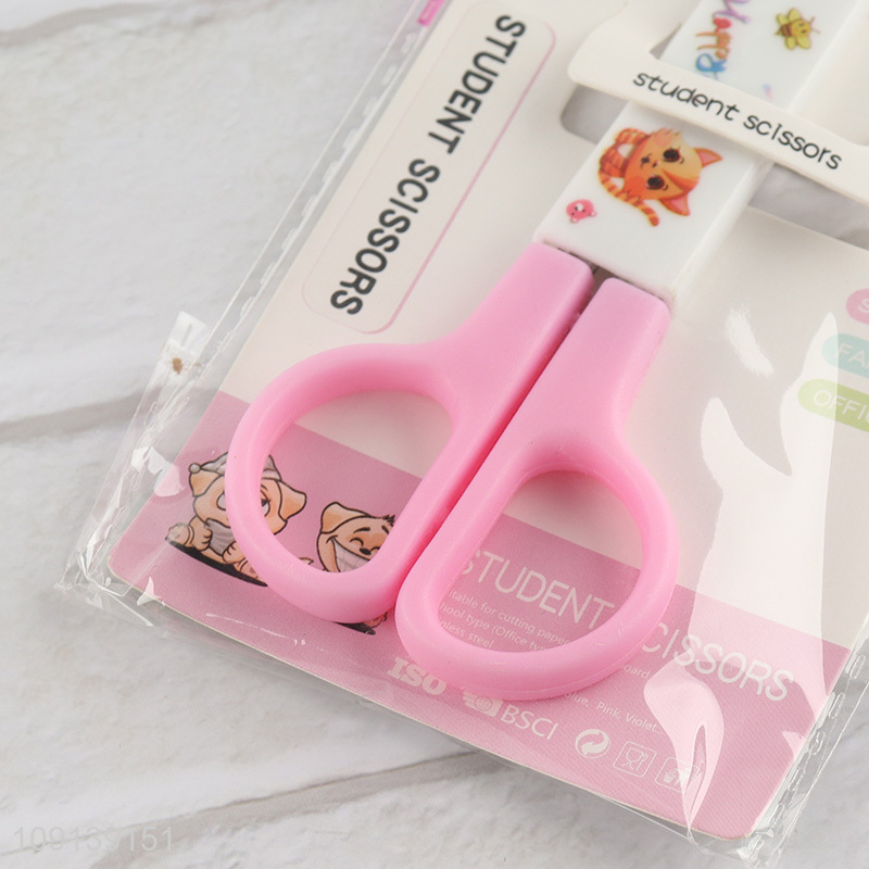 Factory Price 5 Inch Stainless Steel Student Scissors with Cover