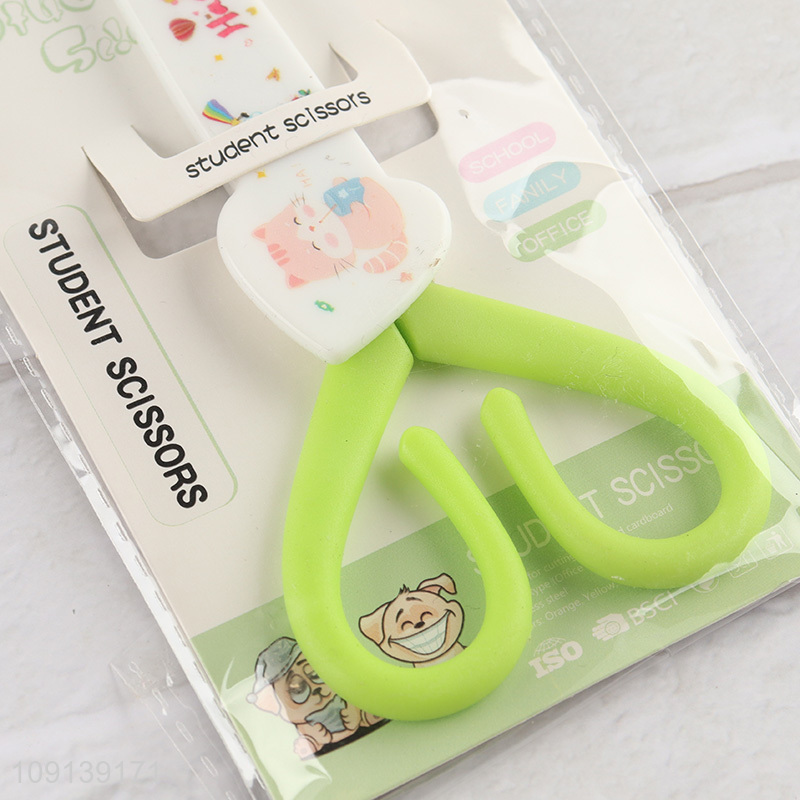 Hot Selling 5 Inch Student Scissors Paper Cutting Scissors with Cover