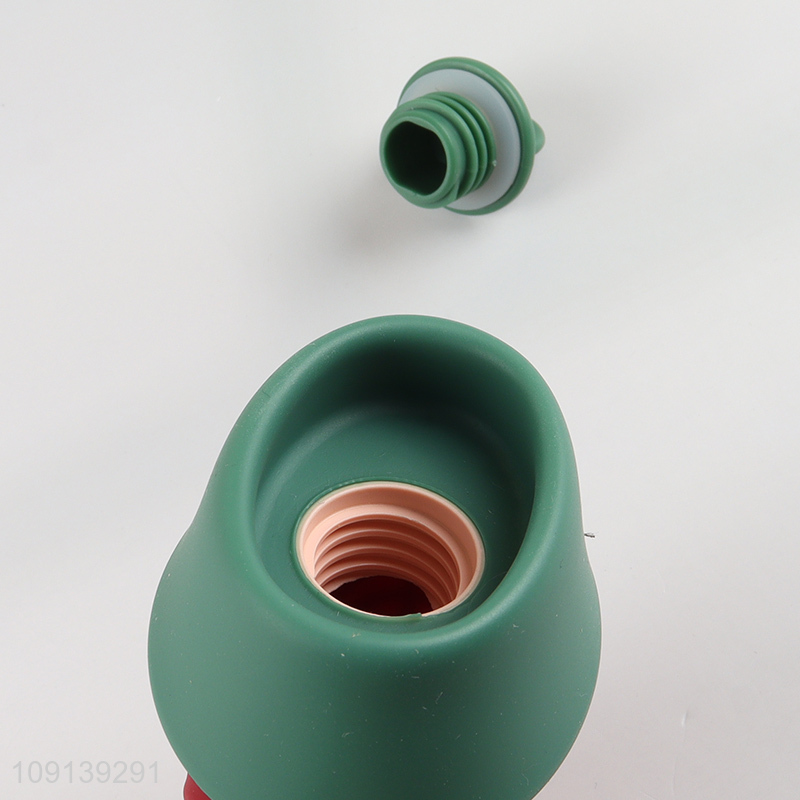 China factory multicolor 400ml silicone water bag hot water bottle