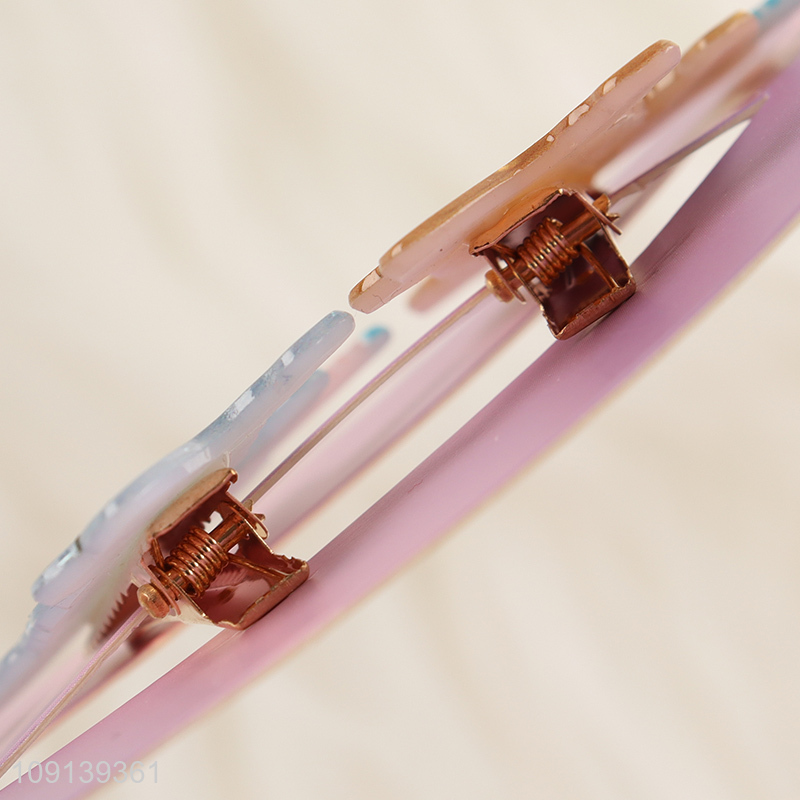 Good Quality 2PCS Dog Hair Clips Animal Acrylic Hair Accessories