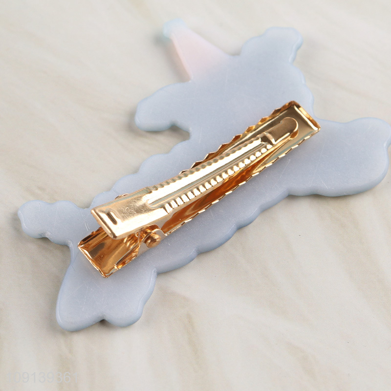 Good Quality 2PCS Dog Hair Clips Animal Acrylic Hair Accessories