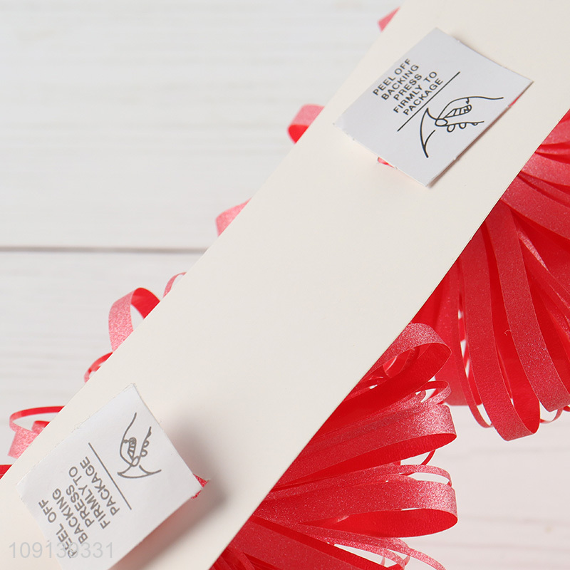 New Product 2PCS Self-Adhesive Gift Bows Christmas Gift Wrap Accessorires