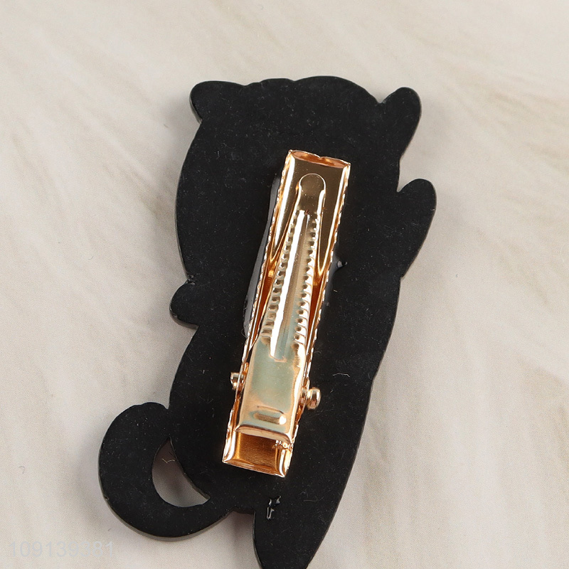 High Quality Cat Hair Clips Small Cat Barrettes Acrylic Hairpins