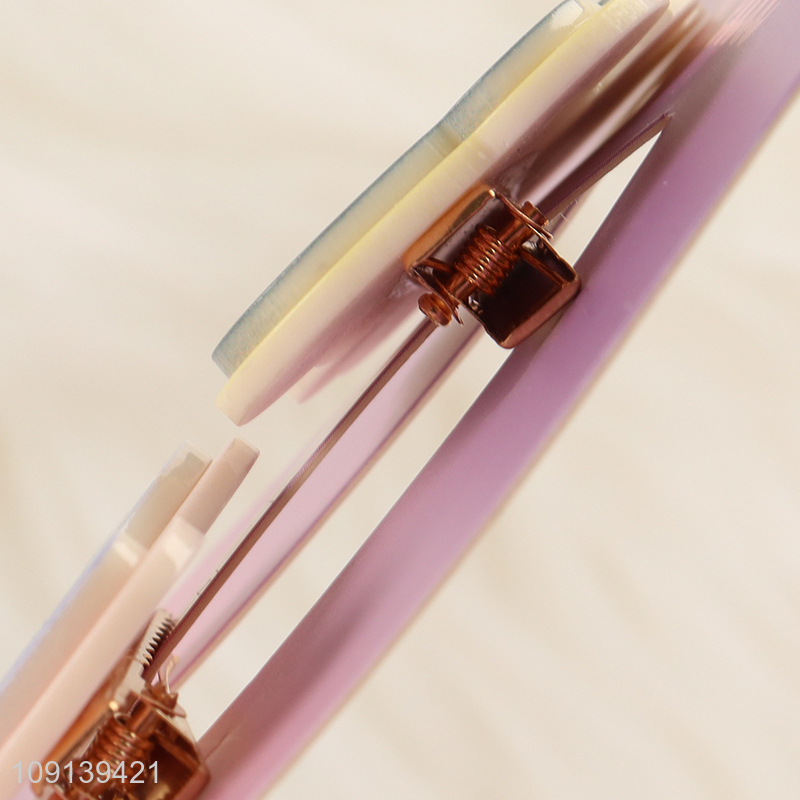 New Arrival 2PCS Cute Acrylic Hair Clips Cute Hair Barrettes Hairpins