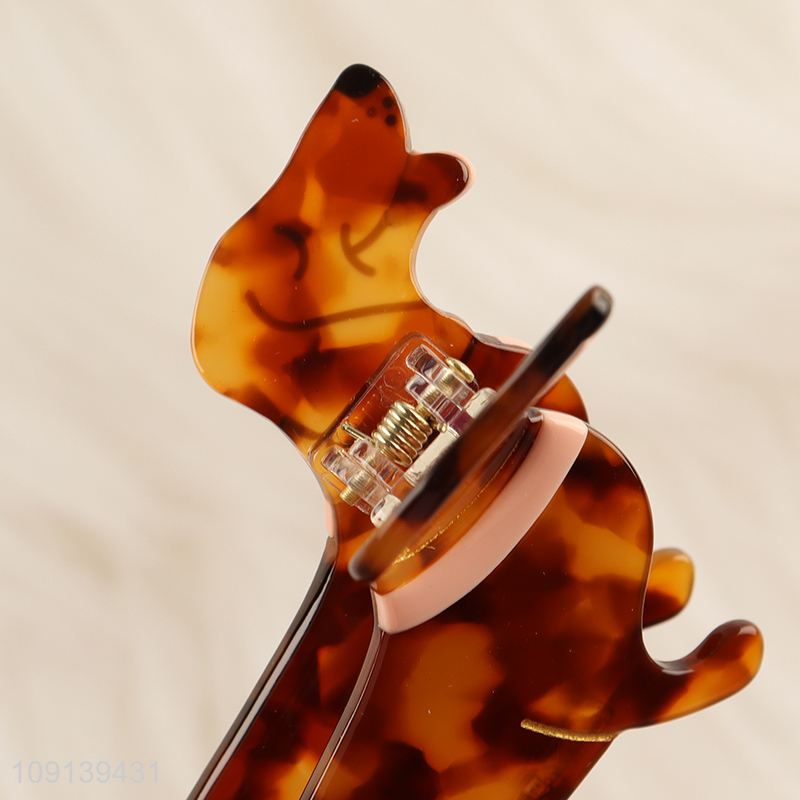 Hot Selling Cute Dog Hair Claw Clips Cartoon Hair Jaw Clips