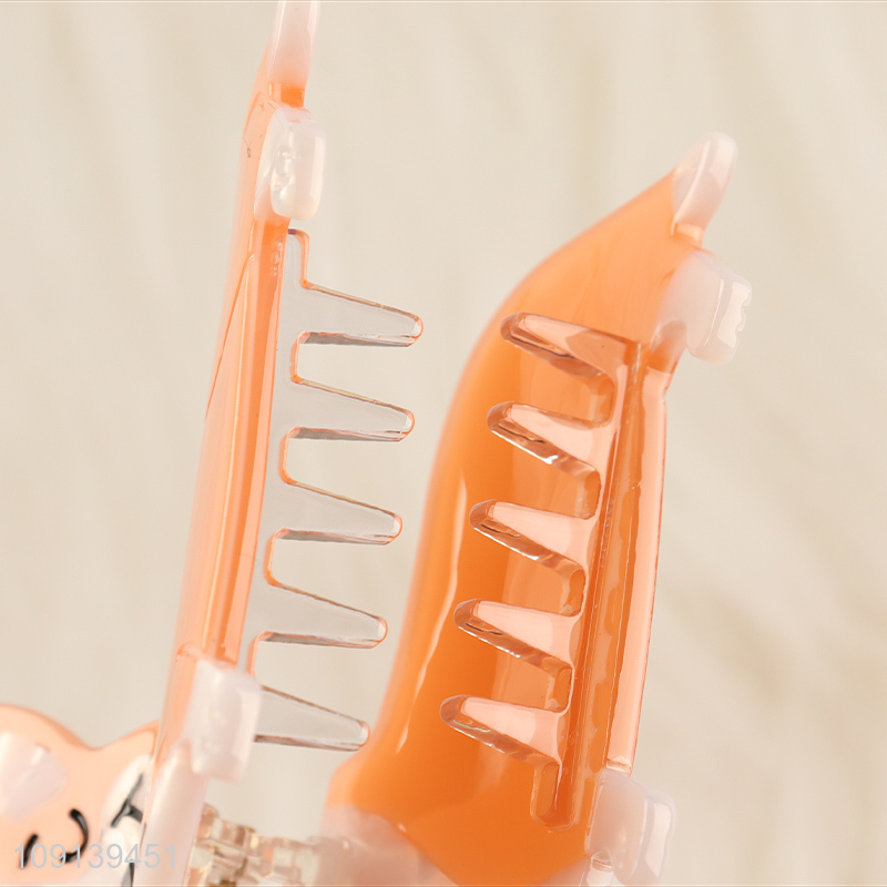 Wholesale Cute Dog Hair Claw Clips Animal Hair Clips for Girls