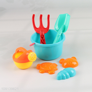 China wholesale outdoor plastic sand shovel toys beach toys set