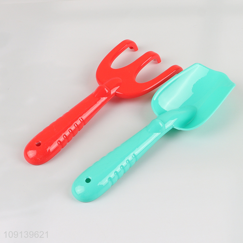 China wholesale outdoor plastic sand shovel toys beach toys set