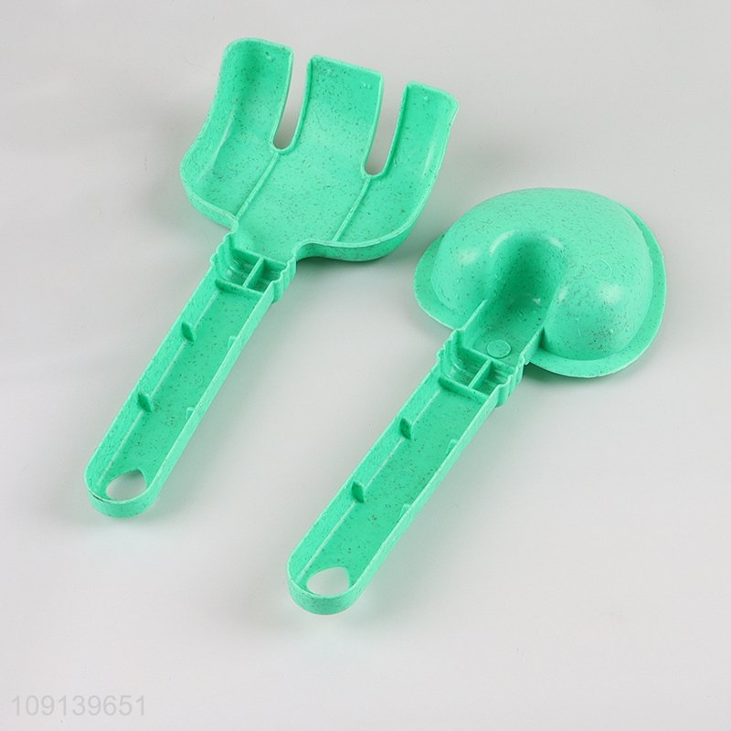 Good quality wheat straw kids sand shovel toys beach toys